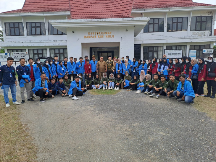 Penerimaan Mahasiswa KKN UNRI & UIN Susqa Riau di Kampar Kiri Hulu