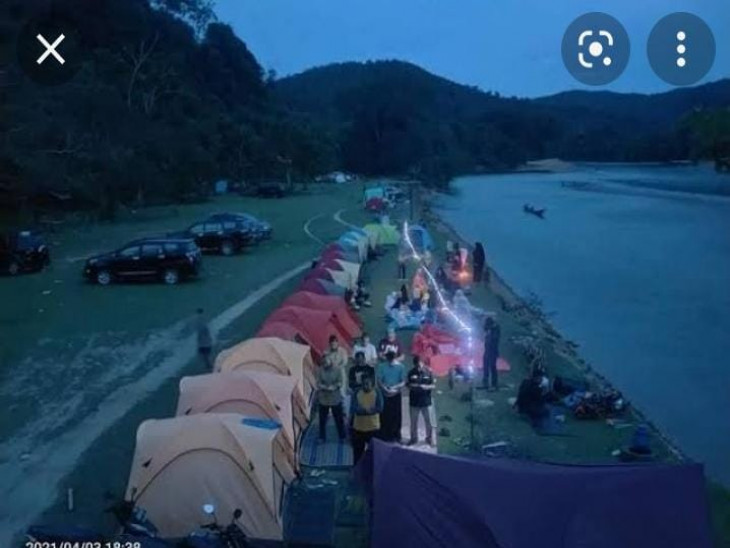 BUMI PERKEMAHAN BUKIK TOBEK DESA GEMA KECAMATAN KAMPAR KIRI HULU JADI TEMPAT FAVORIT DIUJUNG MINGGU